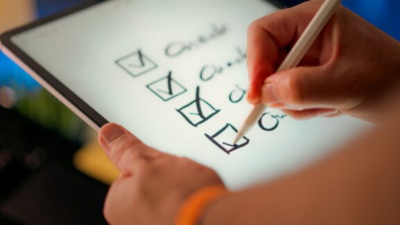 Checklist - photo by Jakub Zerdzicki